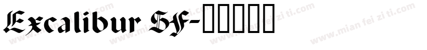 Excalibur SF字体转换
